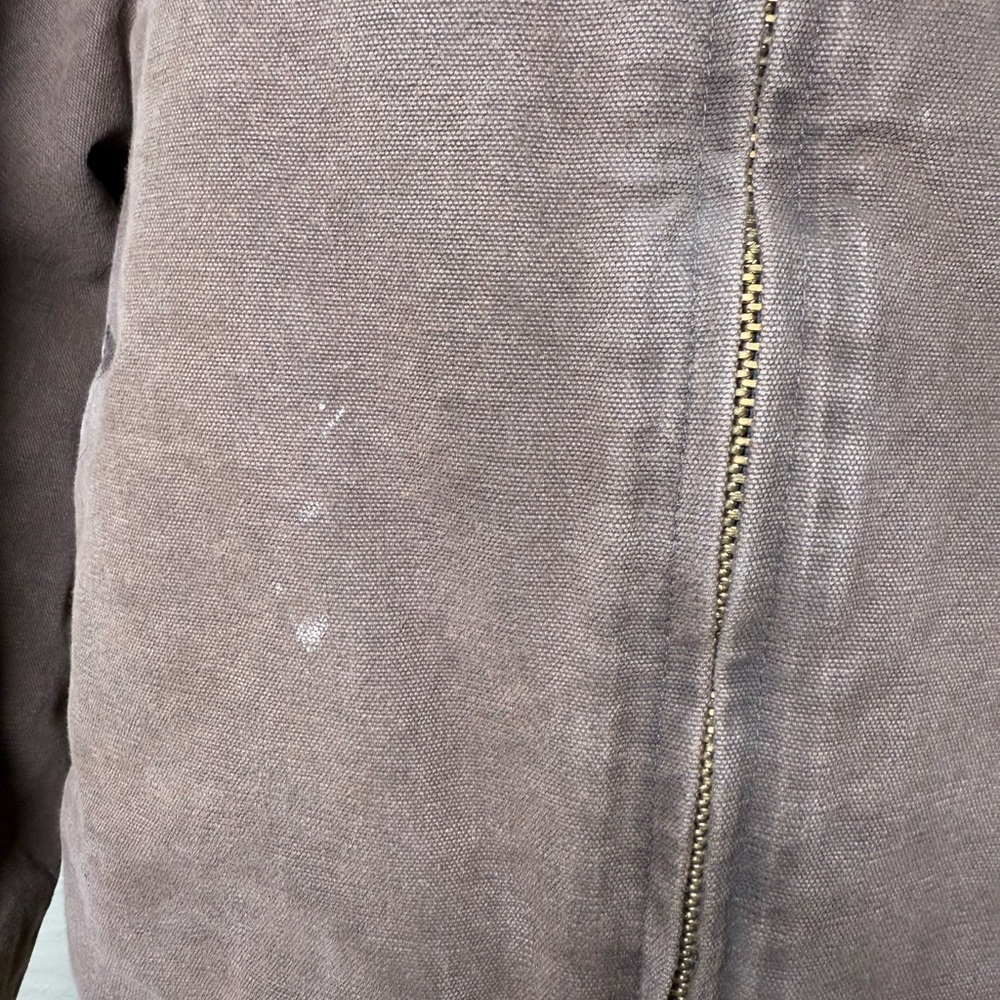 Vintage Carhartt J14‎ Santa Fe Jacket Brown 90s Distressed Workwear USA-Large - Picture 6 of 14
